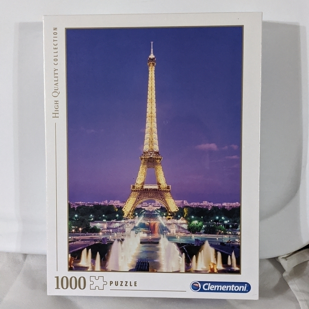 Clementoni High Quality Collection Paris, Eiffel Tower 1000Pc Jigsaw Puzzle